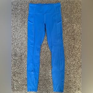 Lululemon FAST AND FREE BRUSHED FABRIC HIGH-RISE TIGHT 28" - Size 6